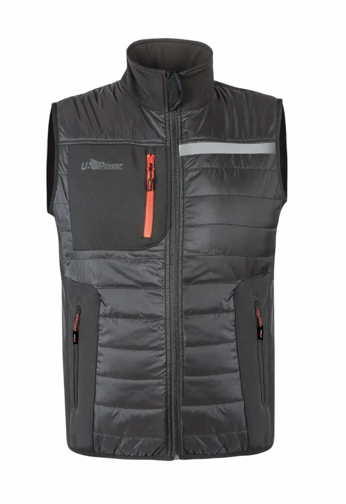 Bodywarmer Wall heren, asphalt grey