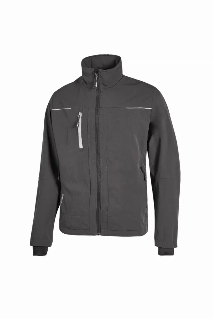 PS_UPPE178_ASPHALTGREY - Hidalgo-werbeartikel Heren Pluton jas, asphalt grey — productfoto 2
