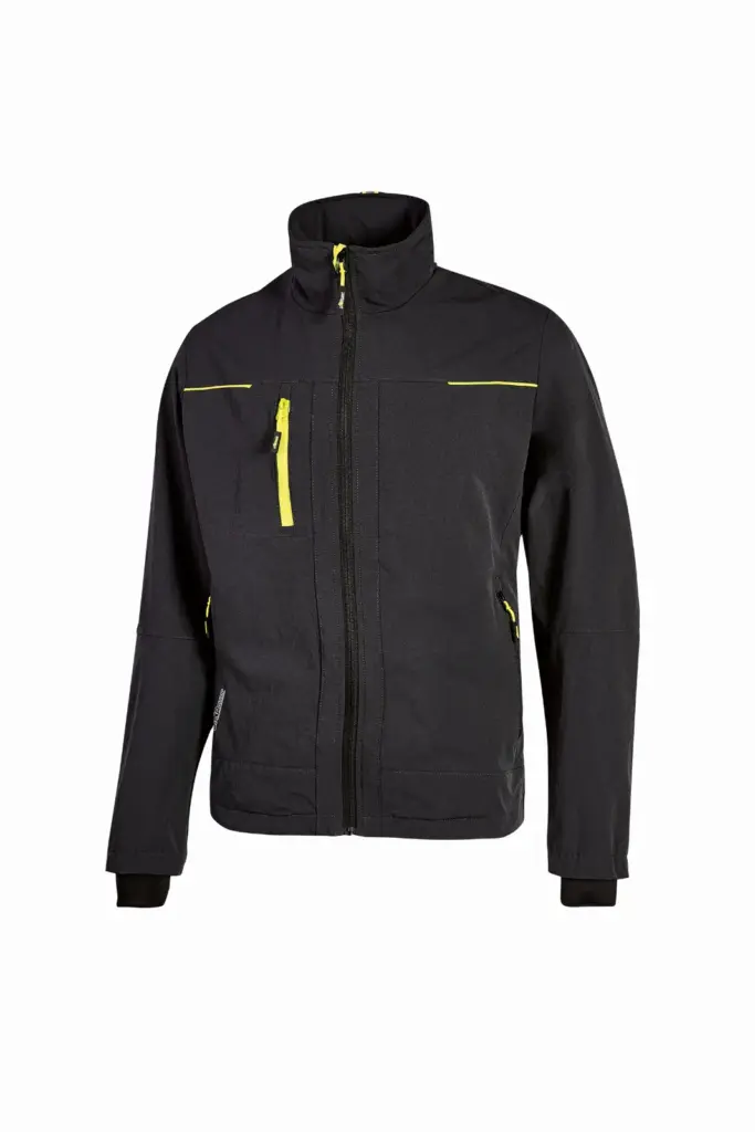 PS_UPPE178_BLACKCARBON - Hidalgo-werbeartikel Heren Pluton jas, black carbon — productfoto 3