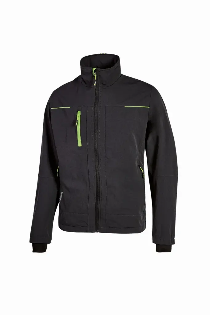 Dames Pluton jas, black carbon