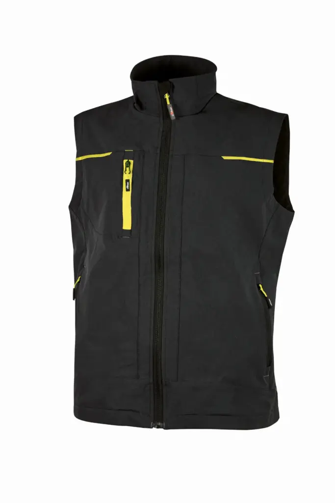 Dames gilet Saturn, black carbon