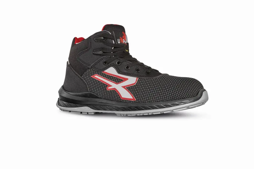 Veiligheidsschoen Stoccolma, black / grey / red