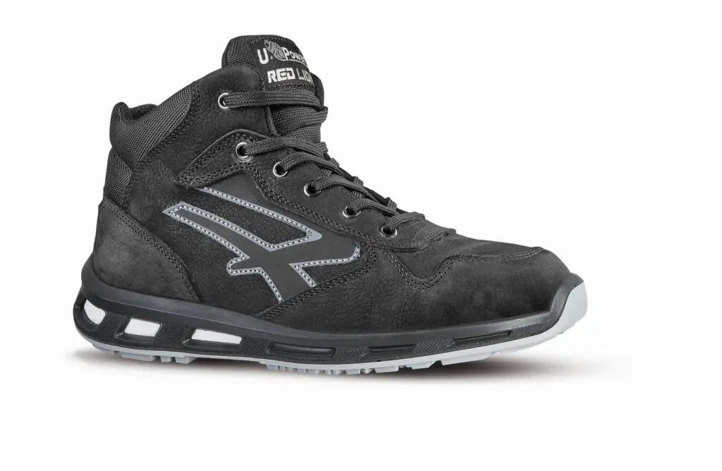PS_UPRL10013-S_BLACK-GREY - Hidalgo-werbeartikel Veiligheidsschoen model Lift, black / grey — productfoto 4