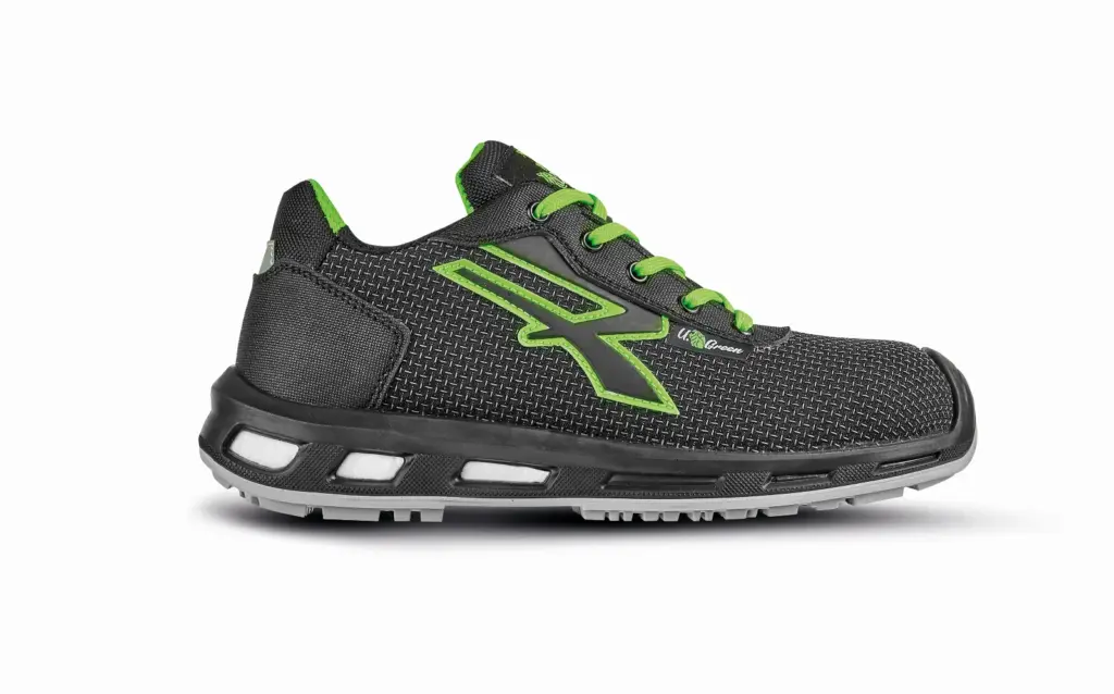 Veiligheidsschoen Malibu, black / green — productfoto 2