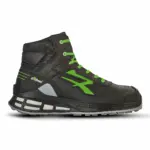 Veiligheidsschoen model Kent, black / green — productfoto 2