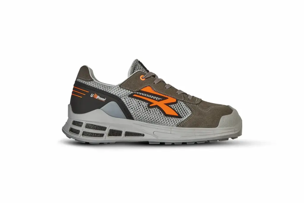 Veiligheidsschoen model Moki, grey / orange