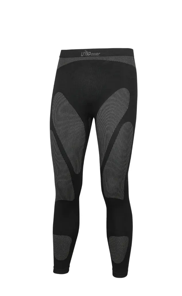 PS_UPSK140_BLACKCARBON - Hidalgo-werbeartikel Thermische onderbroek Chamonix, black carbon — productfoto 2