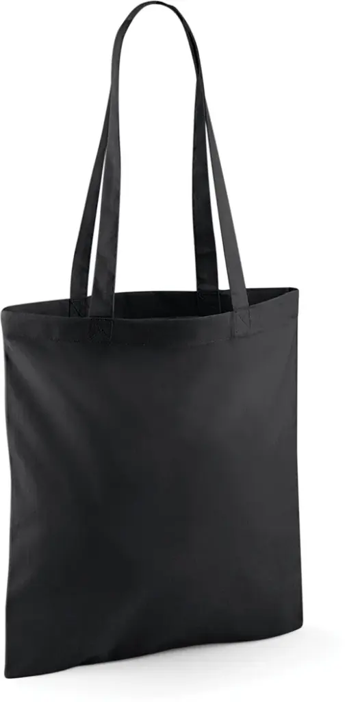 Shopper met lange hengsels, black — productfoto 5