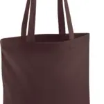 Shopper met lange hengsels, chocolate — productfoto 11