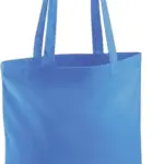 Shopper met lange hengsels, cornflower blue — productfoto 15