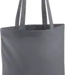 Shopper met lange hengsels, graphite grey — productfoto 20
