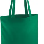Shopper met lange hengsels, kelly green — productfoto 21