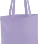 Shopper met lange hengsels, lavender — productfoto 23