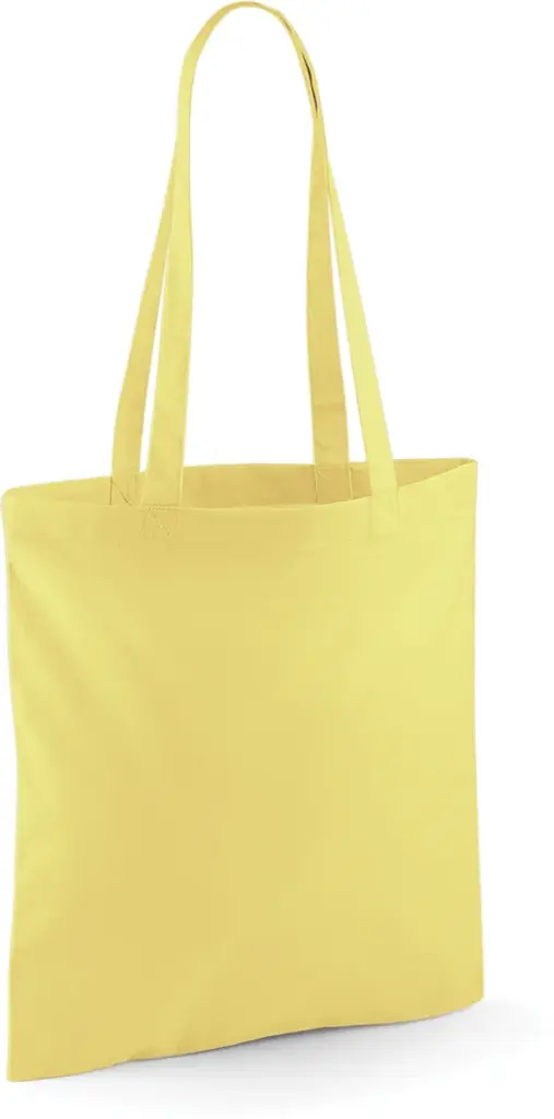 Shopper met lange hengsels, lemon — productfoto 24