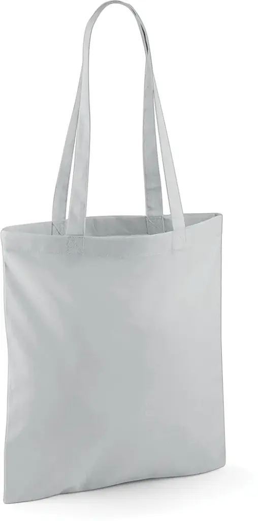 Shopper met lange hengsels, light grey — productfoto 25
