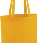 Shopper met lange hengsels, mustard — productfoto 28