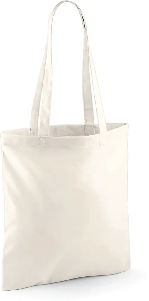 Shopper met lange hengsels, natural — productfoto 29