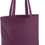 Shopper met lange hengsels, plum — productfoto 34