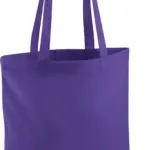 Shopper met lange hengsels, purple — productfoto 35