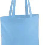 Shopper met lange hengsels, sky blue — productfoto 38