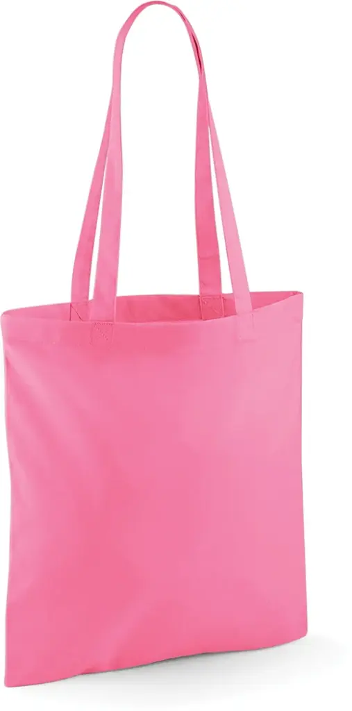 Shopper met lange hengsels, true pink — productfoto 41