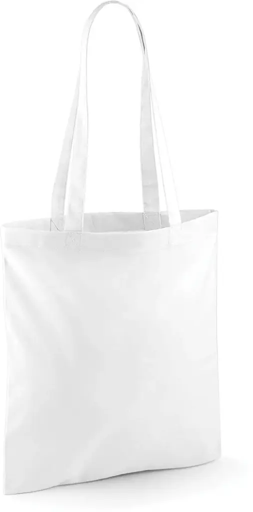 Shopper met lange hengsels, white — productfoto 42