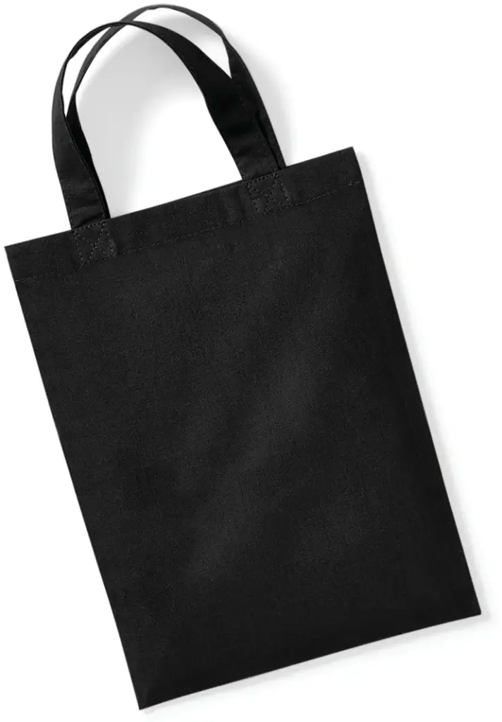 PS_W103-FF_BLACK - Hidalgo-werbeartikel Katoenen party bag, black — productfoto 5