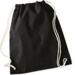 Katoenen gymtas, black — productfoto 5