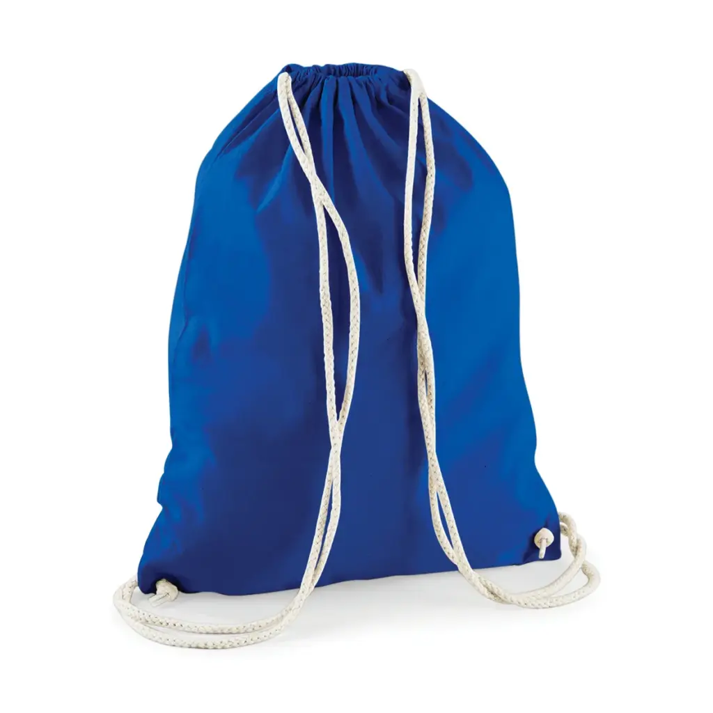 Katoenen gymtas, bright royal — productfoto 9