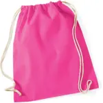 Katoenen gymtas, fuchsia — productfoto 15