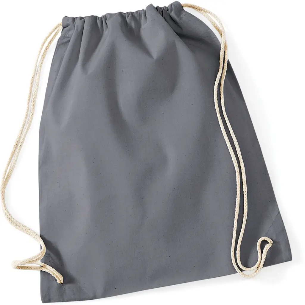 Katoenen gymtas, graphite grey — productfoto 16