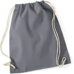 Katoenen gymtas, graphite grey — productfoto 16