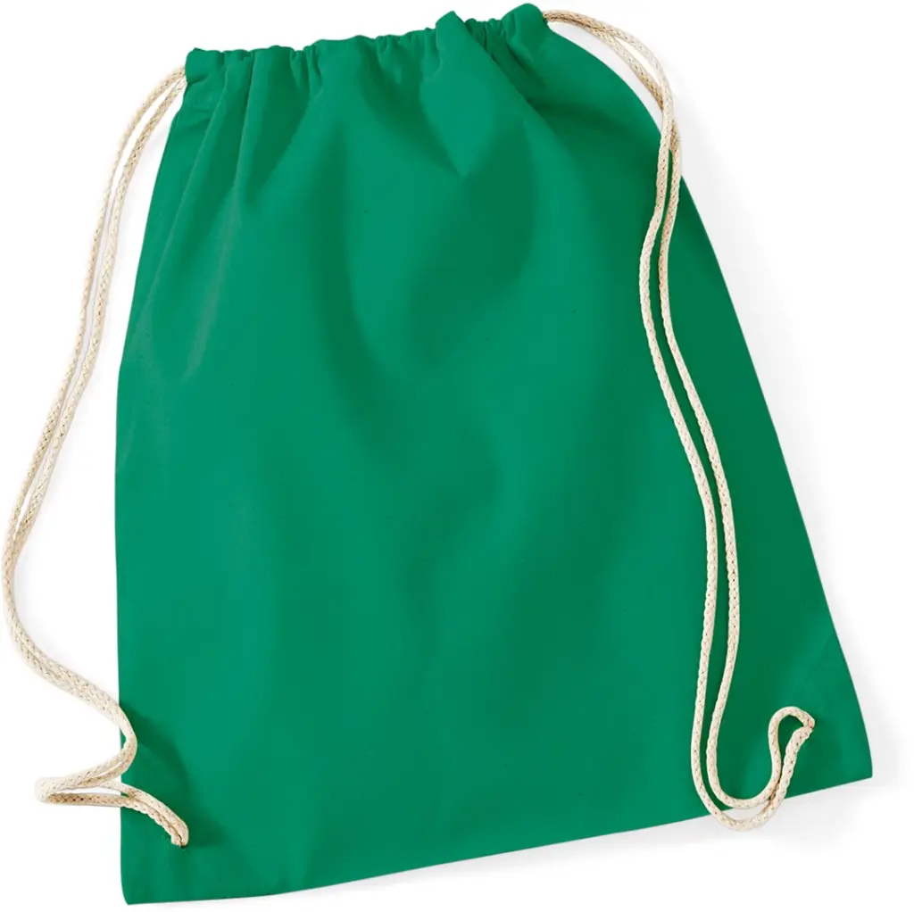 Katoenen gymtas, kelly green — productfoto 17