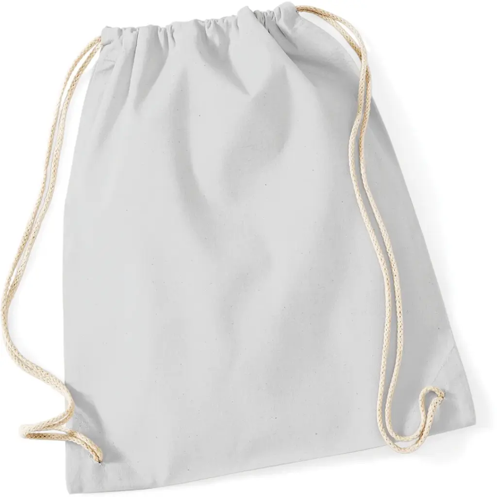 Katoenen gymtas, light grey — productfoto 19