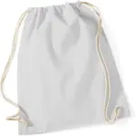 Katoenen gymtas, light grey — productfoto 19