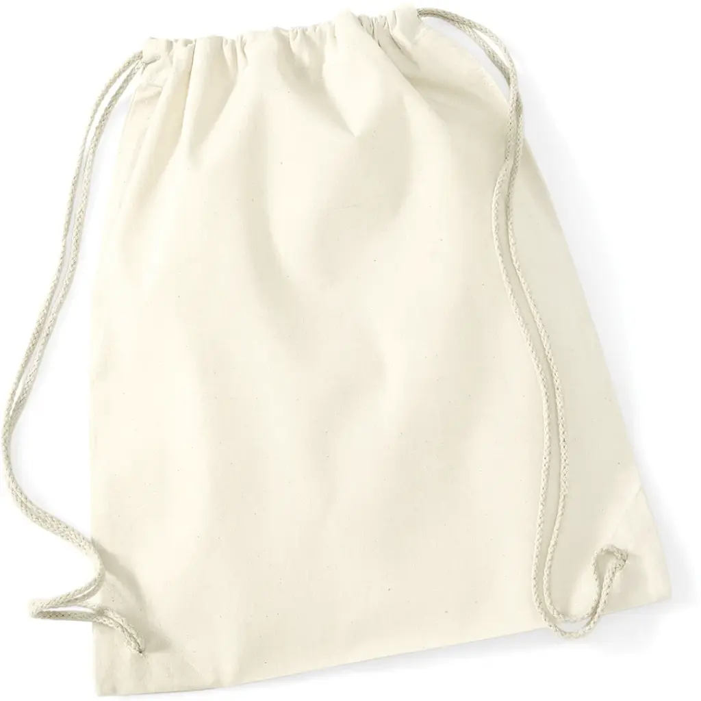 Katoenen gymtas, natural — productfoto 22