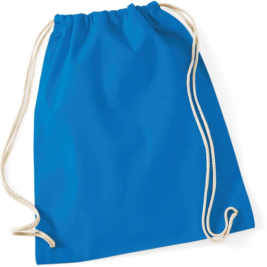Katoenen gymtas, sapphire blue — productfoto 28