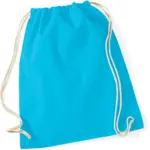 Katoenen gymtas, surf blue — productfoto 29