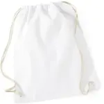 Katoenen gymtas, white — productfoto 30