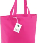 Organic Cotton Shopper, fuchsia — productfoto 4