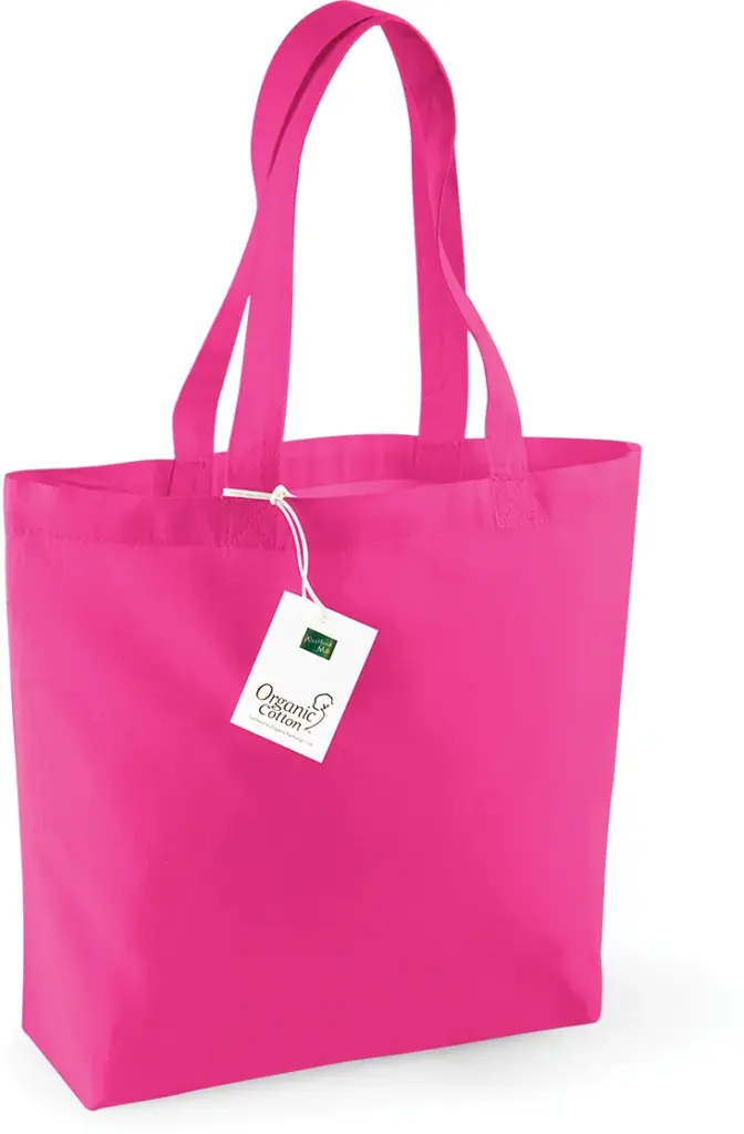 Organic Cotton Shopper, fuchsia — productfoto 4