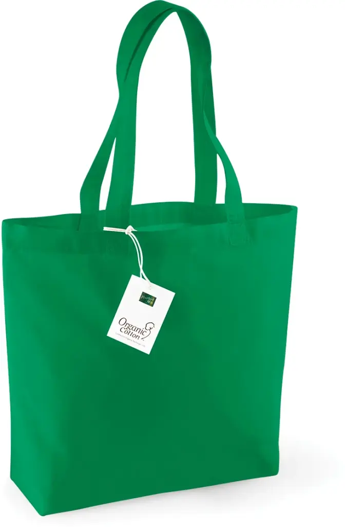 Organic Cotton Shopper, kelly green — productfoto 5