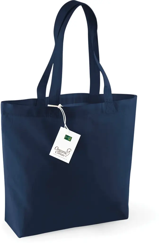 Organic Cotton Shopper, navy — productfoto 7