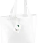 Organic Cotton Shopper, white — productfoto 8
