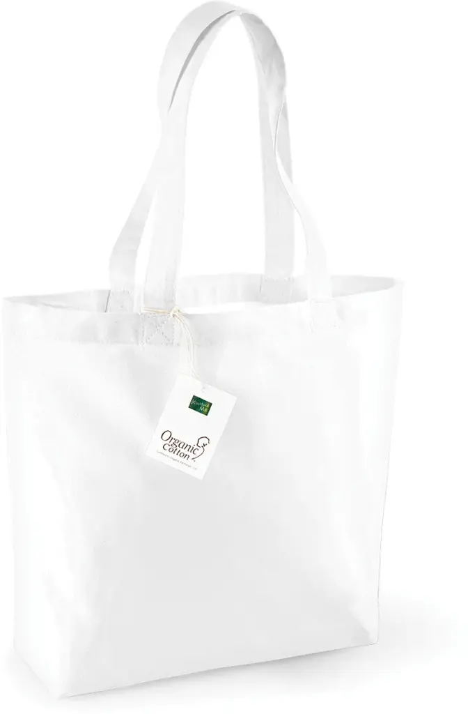 Organic Cotton Shopper, white — productfoto 8