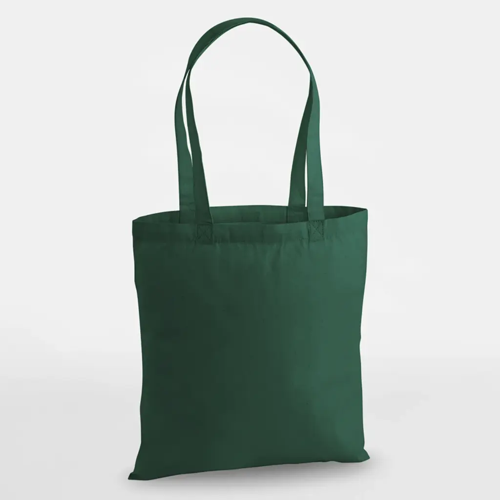 Tas van premium katoen, bottle green — productfoto 5