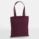 Tas van premium katoen, burgundy — productfoto 7
