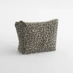 Canvas etui met luipaardprint, vintage leopard print — productfoto 2