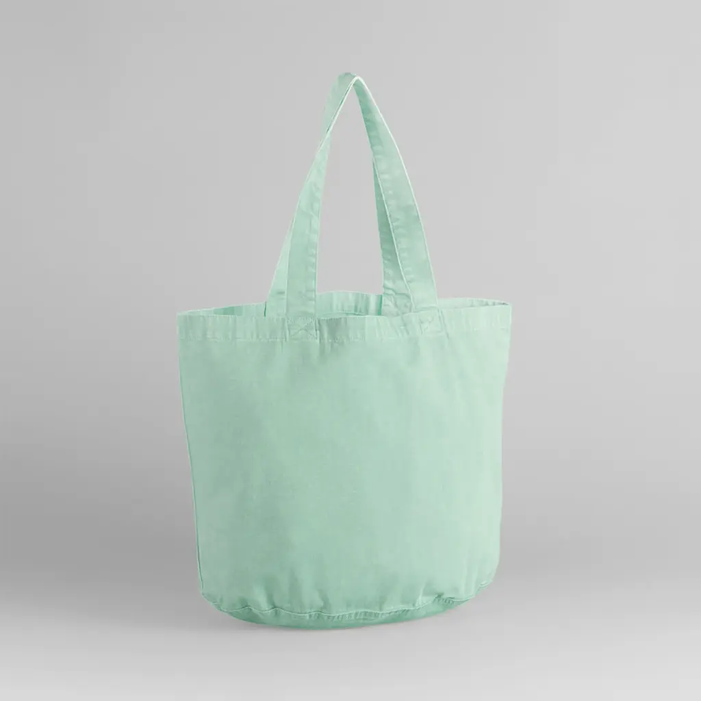 PS_W345-FS_VINTAGEAQUA - Hidalgo-werbeartikel Shopper, vintage aqua — productfoto 4