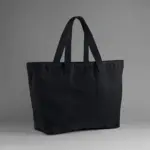 Strandtas met rits, black — productfoto 3